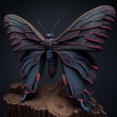 3D модель Parides gundlachianus (STL)